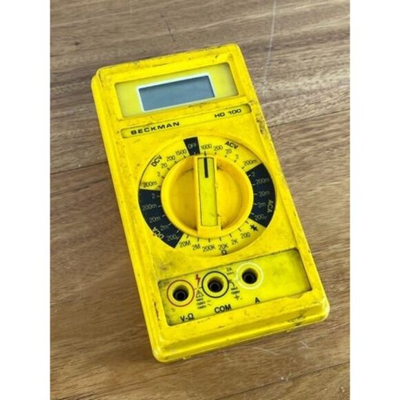 Beckman Industrial Digital Multimeter HD100 Made In USA NO CABLES - Picture 3 of 9